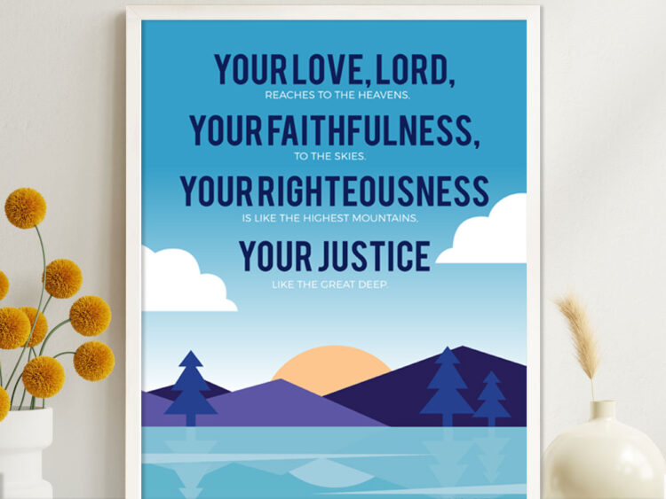 Bible Verse Poster