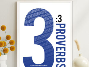 Proverbs 3:3 Numbers Series Poster