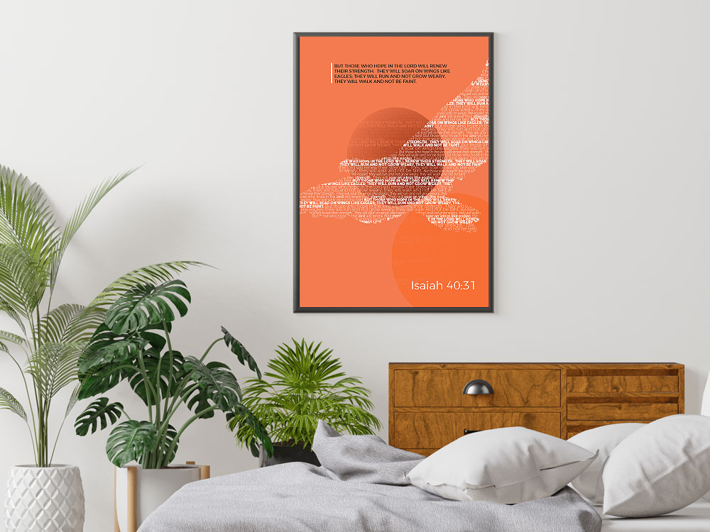 Isaiah 40:31 Imaginative Christian Poster 3 Christian wall Art