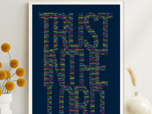 Proverbs 3:5 Awesome Christian Poster