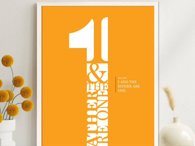 Christian wall poster