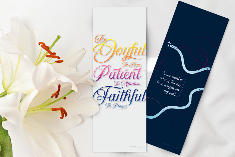 Scripture Book Marks 12 Bible bookmarks