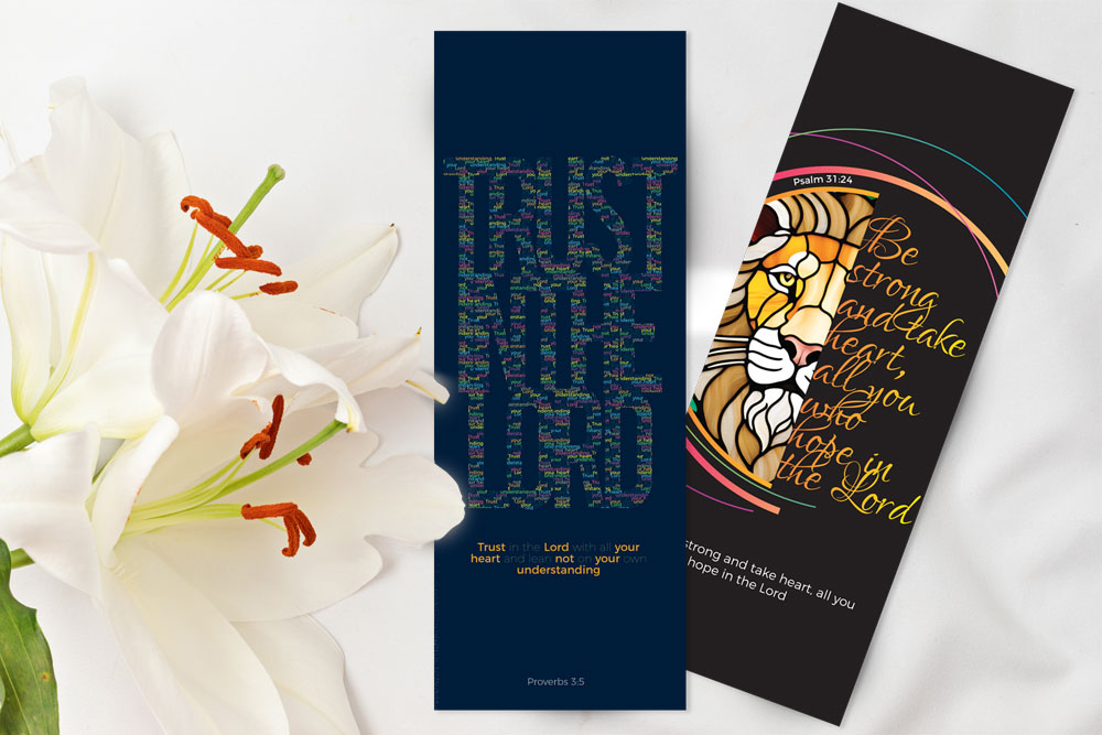 Scripture Book Marks 16 Bible verse bookmarks