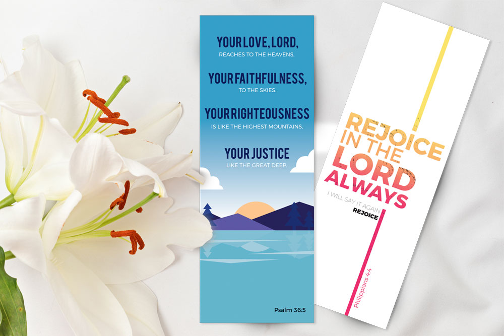 Scripture Book Marks 4 Bible scripture gift