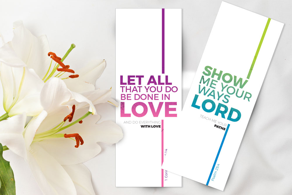 Scripture Book Marks 5 Christian Bookmarks