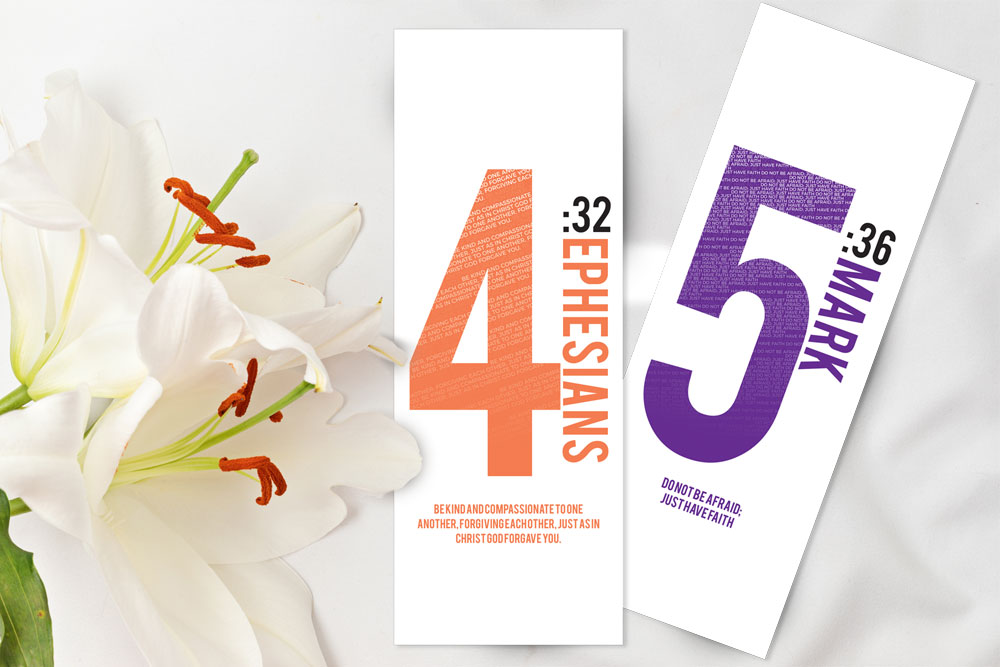 Scripture Book Marks 9 Christian Bookmarks