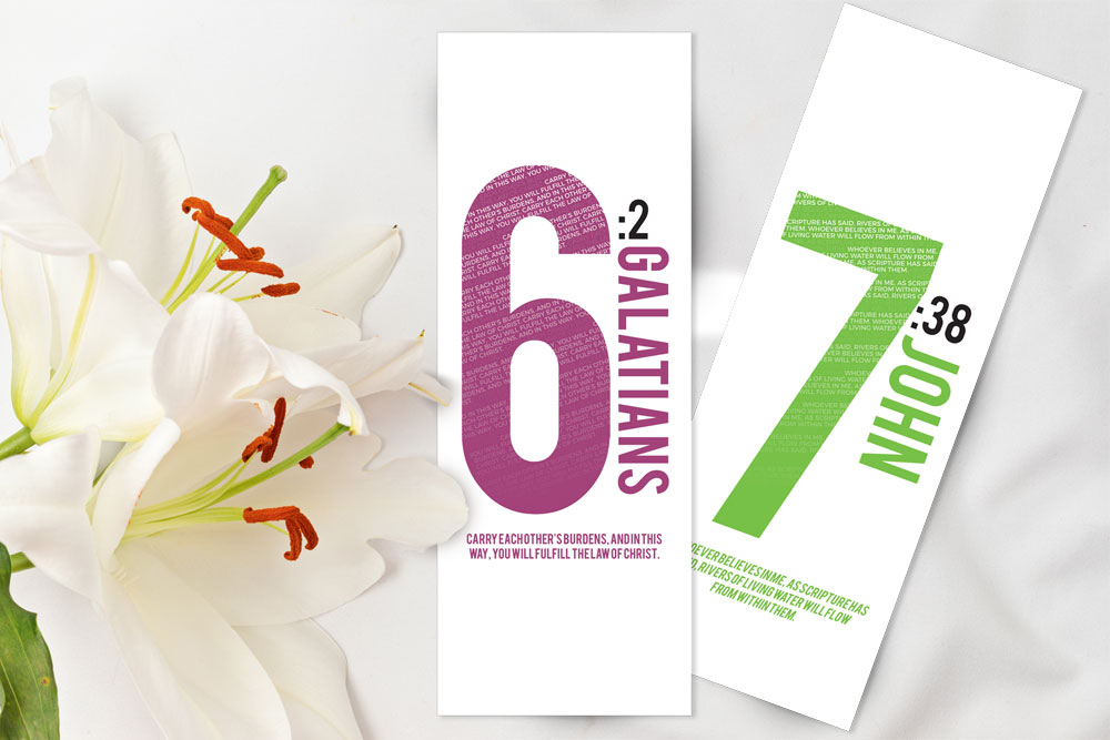 Scripture Book Marks 10 Christian Bookmarks