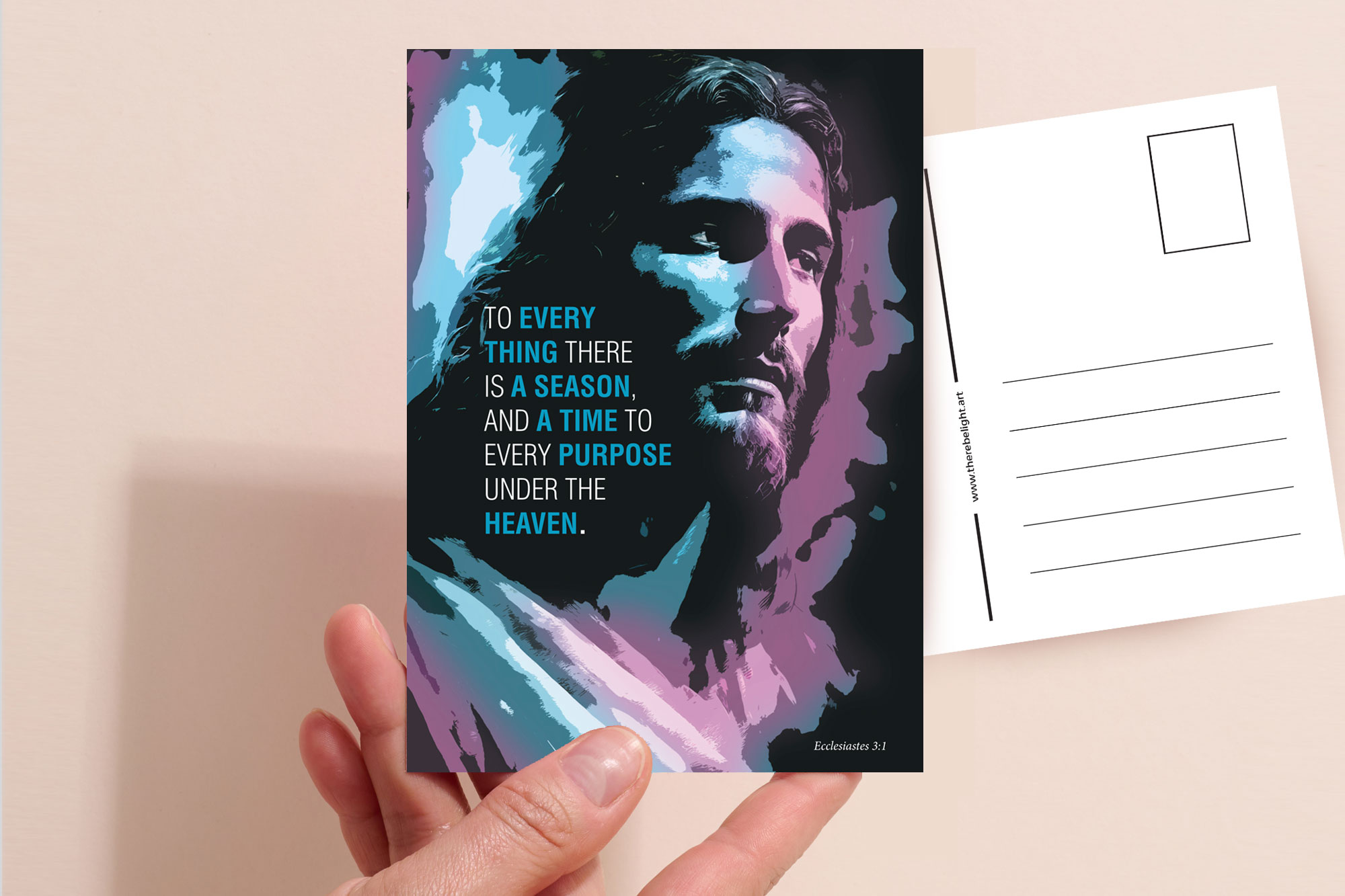 Modern Unique Christian Post Cards - Pack A 10 Jesus Postcard