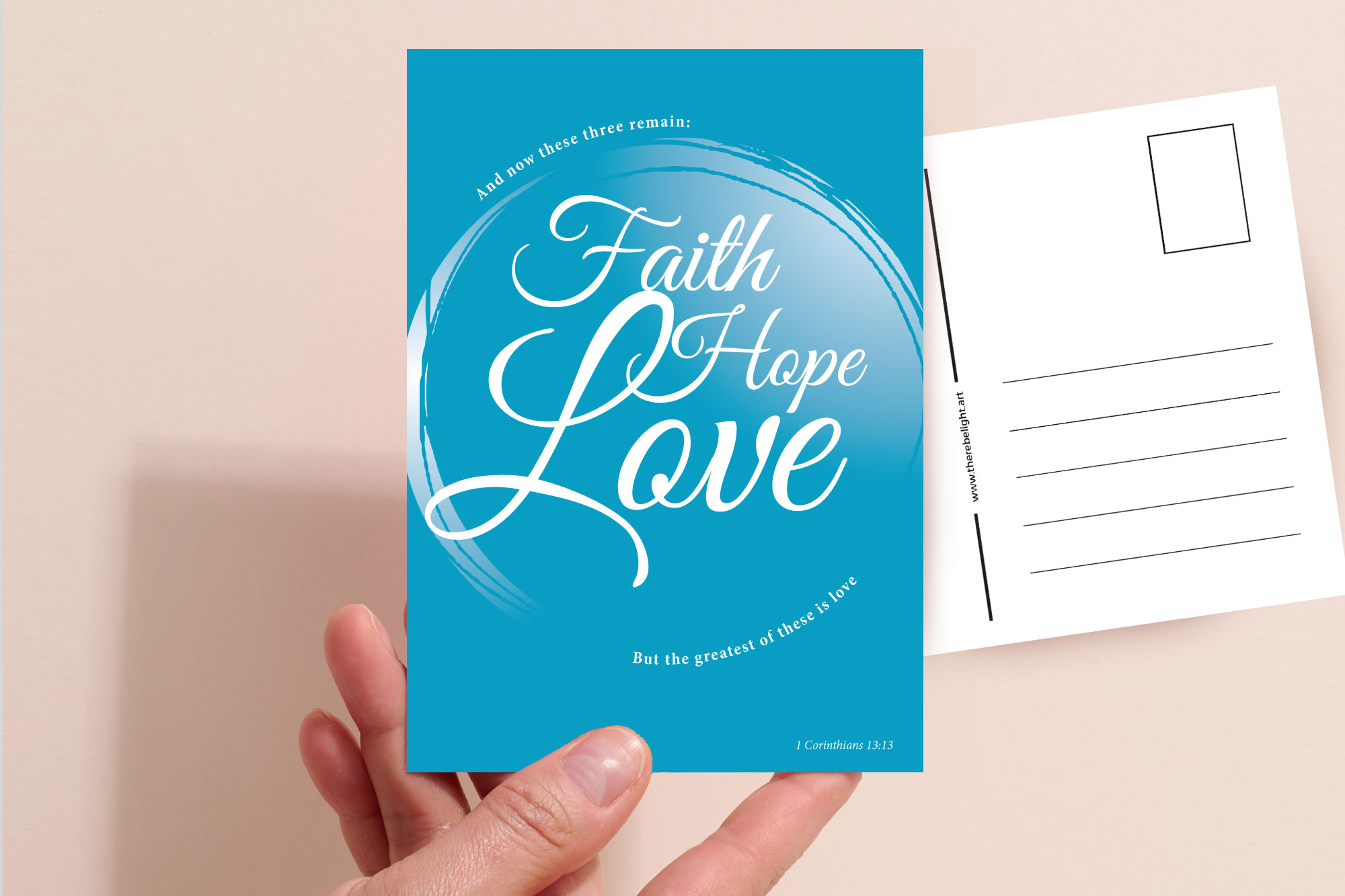Modern Unique Christian Post Cards - Pack A 9 Christian Bible Verse postcard