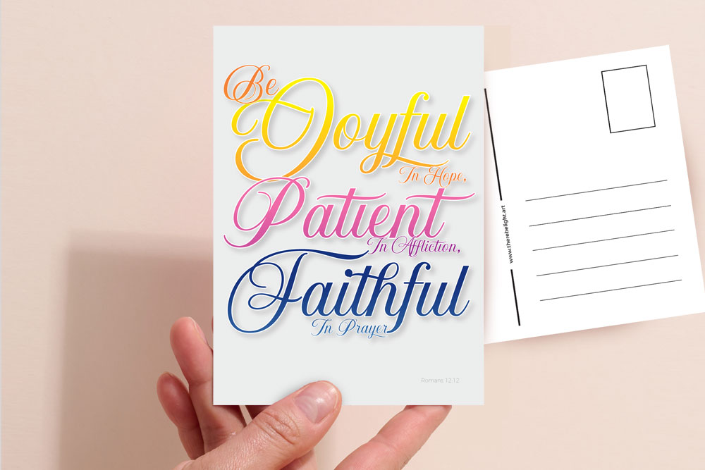 Bible Verse Christian Post Cards Pack B 11 Christian Bible Verse postcard